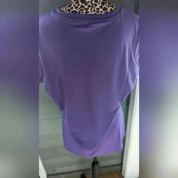 Short Sleeve Women's  T-Shirt SPF 50+ Sun Protection Quick Dry Purple XL (EUC) - Picture 6 of 12